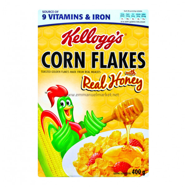 Kellogg's Cornflakes- Honey 400g