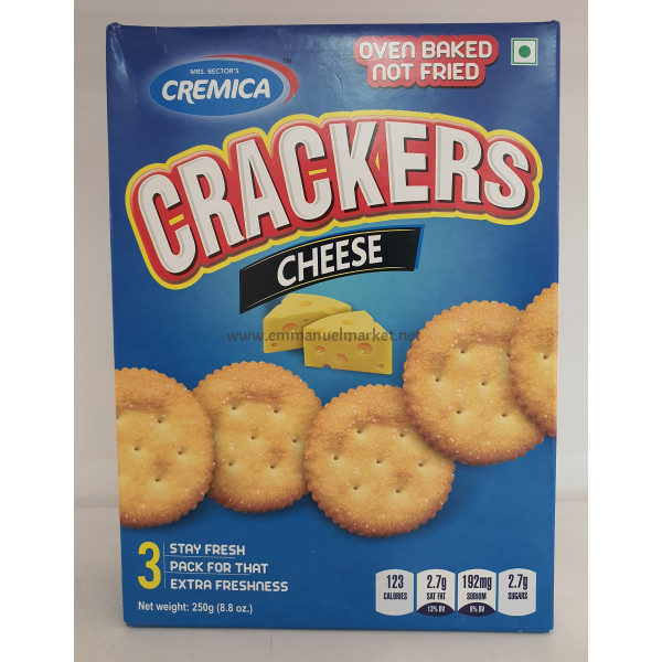 CRACKERS CHEESE BISCUITS 250G