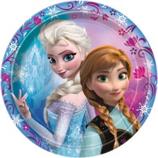 PAPER PLATE ANNA & ELSA 10PCS