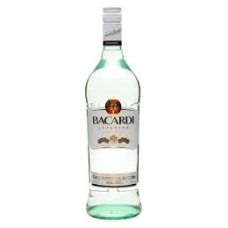 BACARDI WHITE RUM 1LTR