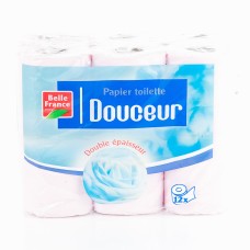 BELLE FRANCE 2 PLY TOILET PAPER 12 ROLLS