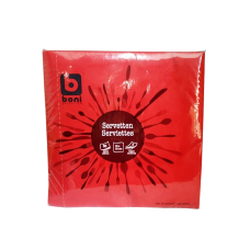 BONI RED NAPKINS 50PCS