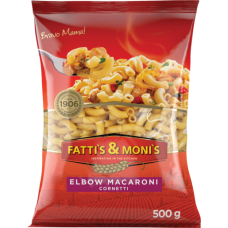Fatti's and Moni's Carnetti Elbow Macaroni- 500g