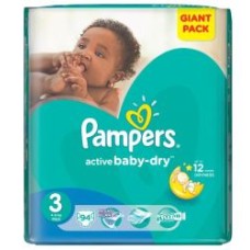PAMPERS ACTIVE 3 76S