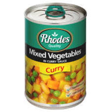 RHODES MIXED VEDGETABLES CURRY 410gr