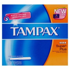 Tampax super plus- 20pcs
