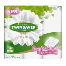 TWIN SAVER CLASSIC FRESH 2PLY 18 ROLLS